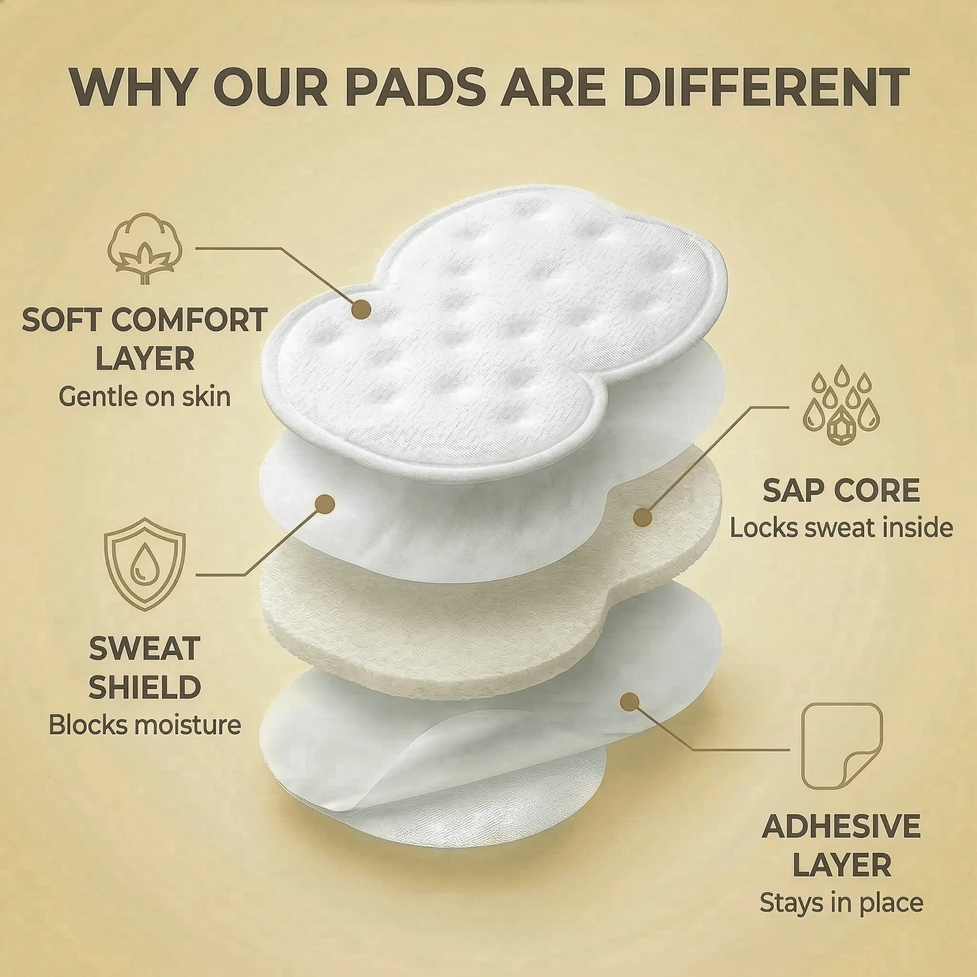 SWEARX pad layer technology diagram